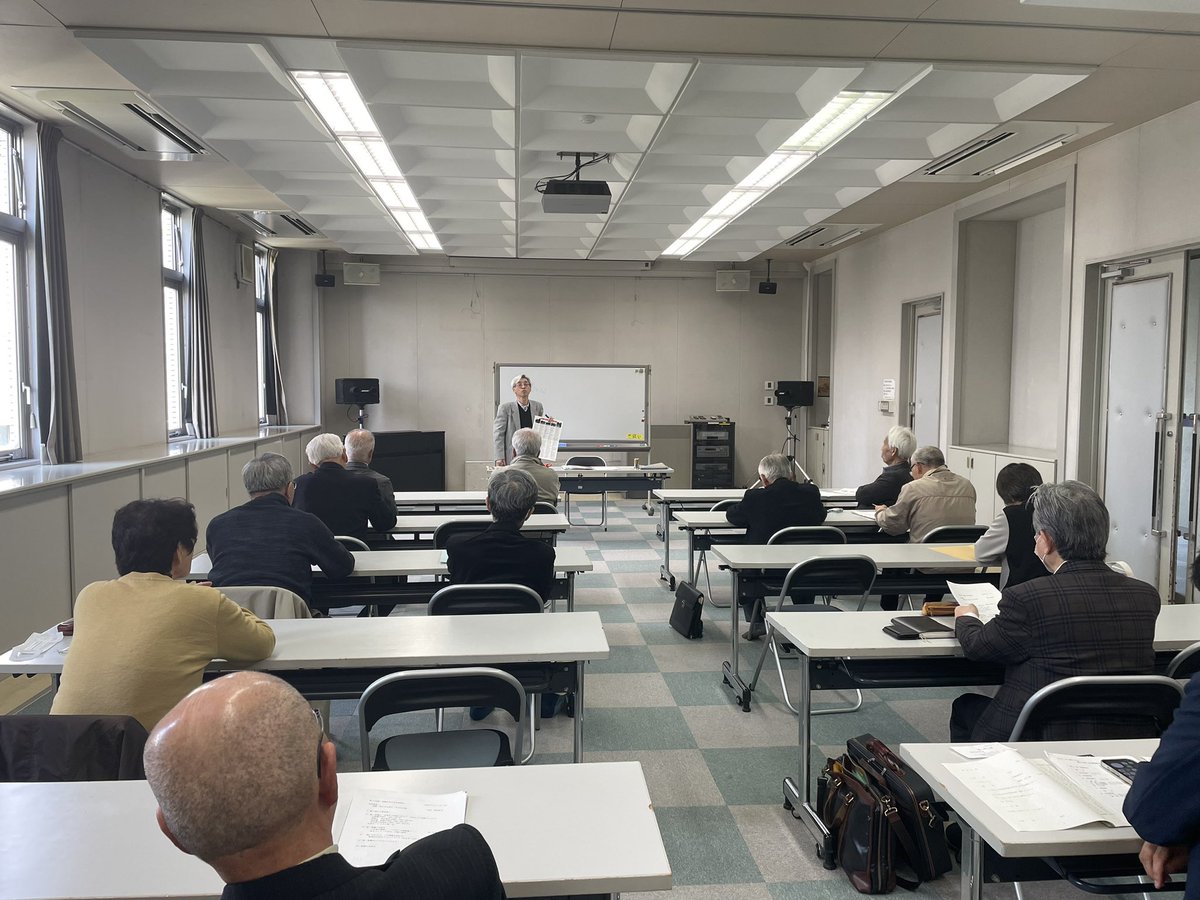 hotogaku's tweet photo. 【徳一菩薩に学ぶ会情報】2026年度第17回定期総会ならびに簗田直幸会長による講演「新たなる高みへあゆむ決意」が行われました。 https://t.co/yoqtAui81i