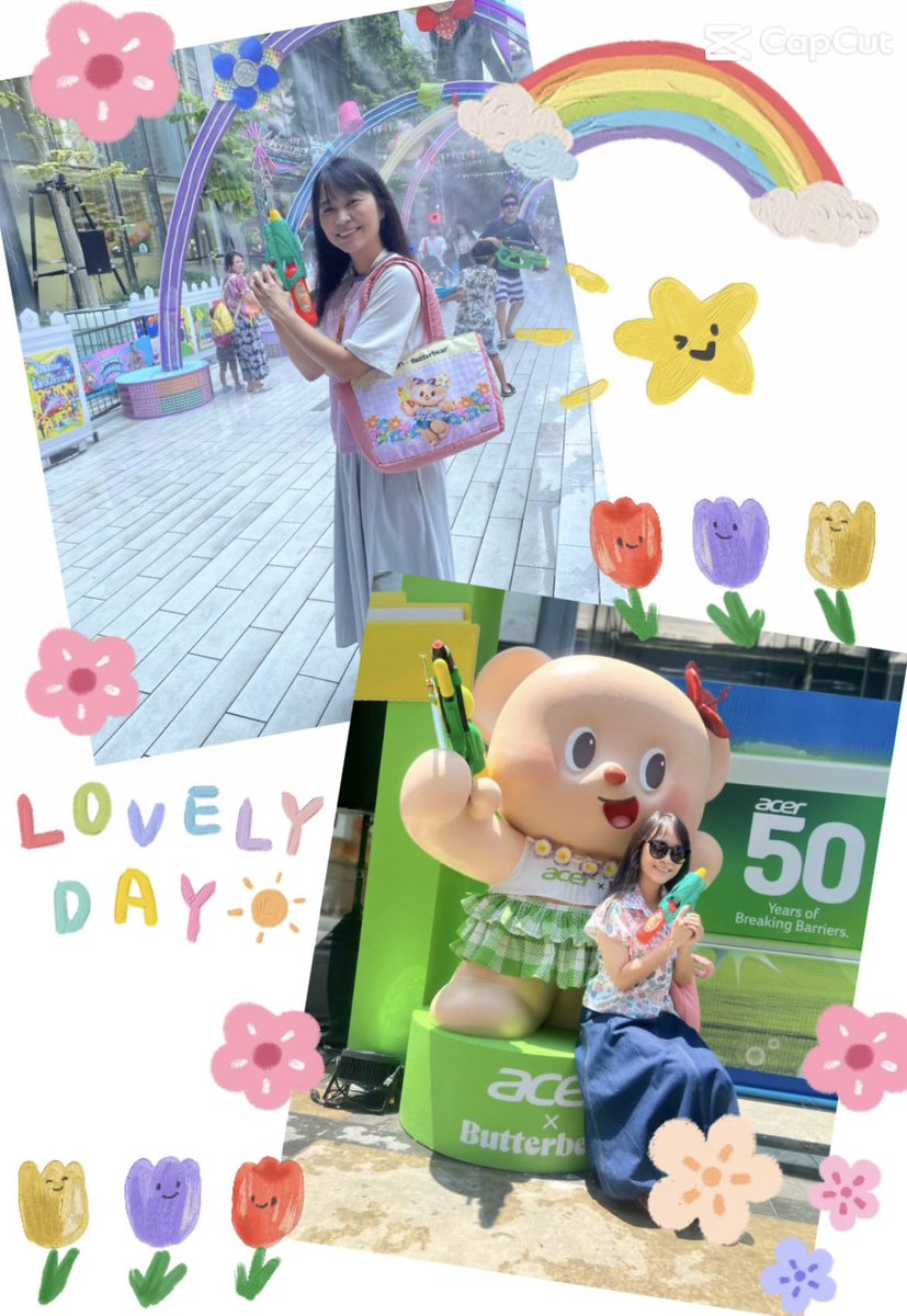 รีวิวสงกรานต์2569
💦ไปหน้าบ้านEmsphere
โดนเด็ก5ขวบฉีดแขนเปียก1จุด
ส่วนลูกเนยฉีดมาแต่ไม่โดน
💦ไปหาน้องเนยที่สยาม ไม่โดนฉีดเลย 
ตัวแห้งสนิท เป็นที่ยืนยันแล้วว่า…🤣

ปีหน้ารอน้องเนยมาฉีดมัมให้เปียกอยู่น๊า🤗
สุขสันต์วันสงกรานต์นะคะมัมๆแด๊ดๆ💦
#butterbear #ด้อมน้องเนย