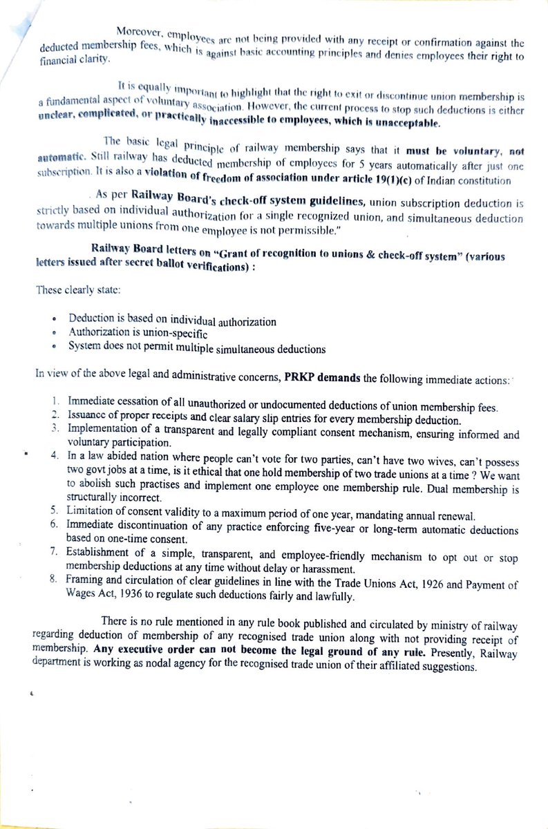 पश्चिम रेलवे कर्मचारी परिषद, रतलाम मंडल (PRKP) tweet media