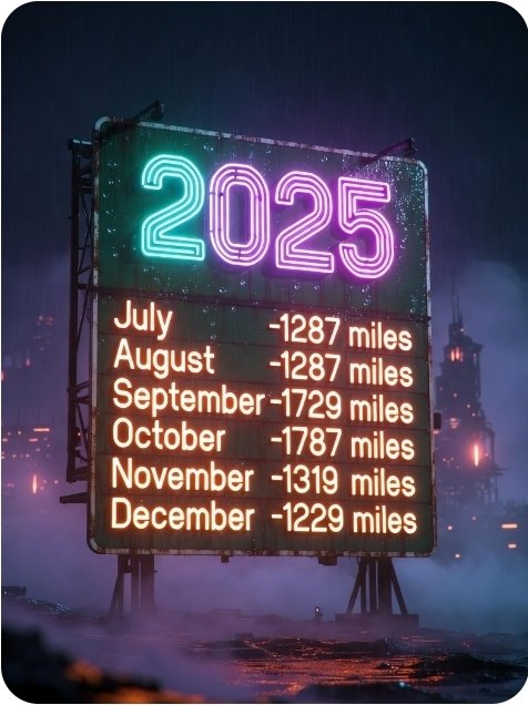 KBuzzWasteland's tweet photo. Day and Night we ride through whatever weather. We find signals, we lose signals, we provide signals, and dont stop. Riding with Proof-of-drive and #DePIN 
Emitting strong frequencies for special measures. Mapping miles and  mapping roads. Buzzmile riding till the wheels fall off https://t.co/lgvR78SiIB