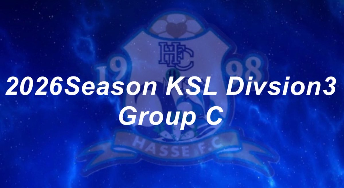 HasseFC's tweet photo. 2026年神奈川県3部リーグの組み合わせが決まりました。
2026シーズンはCブロックに所属します。

☆神奈川県3部Cブロック☆
初声FC
Y.S.C.C.ミドル
バンデリージャ横浜
FC Doppietta
フットワーククラブ寒川
LOTRS YOKOHAMA
Todoroki G.O.A.T.F.C
宮内東蹴球倶楽部
多摩蹴球団 https://t.co/nofVpEHxTn