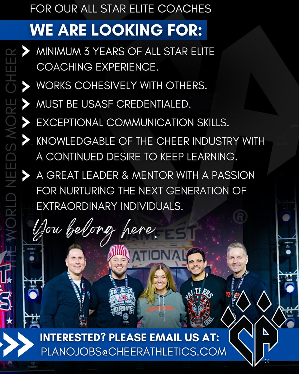 Cheer Athletics tweet media