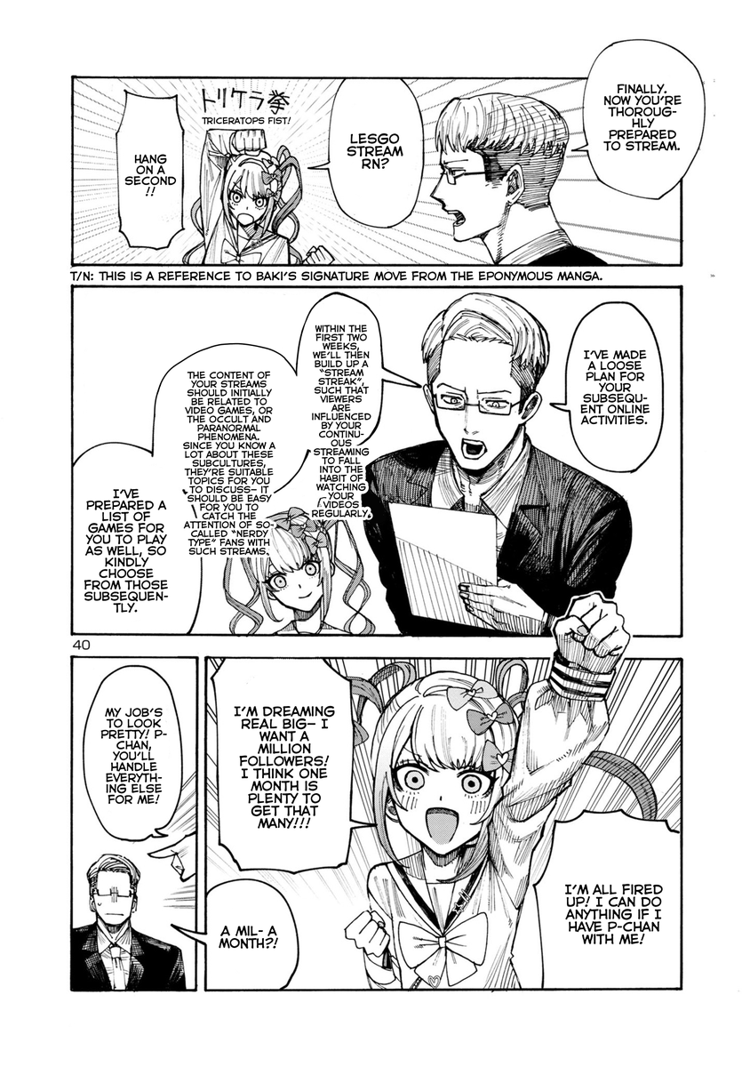 Linx765's tweet photo. @MelonbreadFBP If I had a nickel every time an official needy girl overdose adaptation referenced Baki, I would have two nickels - which isn't a lot, but it's weird that it's happened twice, right? https://t.co/jfMwxVOIuM