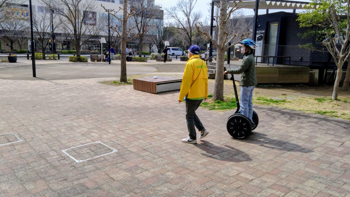 KaSegwayClub's tweet photo. 4月26日日曜日、桜の時期は終わりますが、緑の美しい柏の葉でセグウェイ体験会開催します。
https://t.co/TYkW606EPv https://t.co/BecF22y1TE
