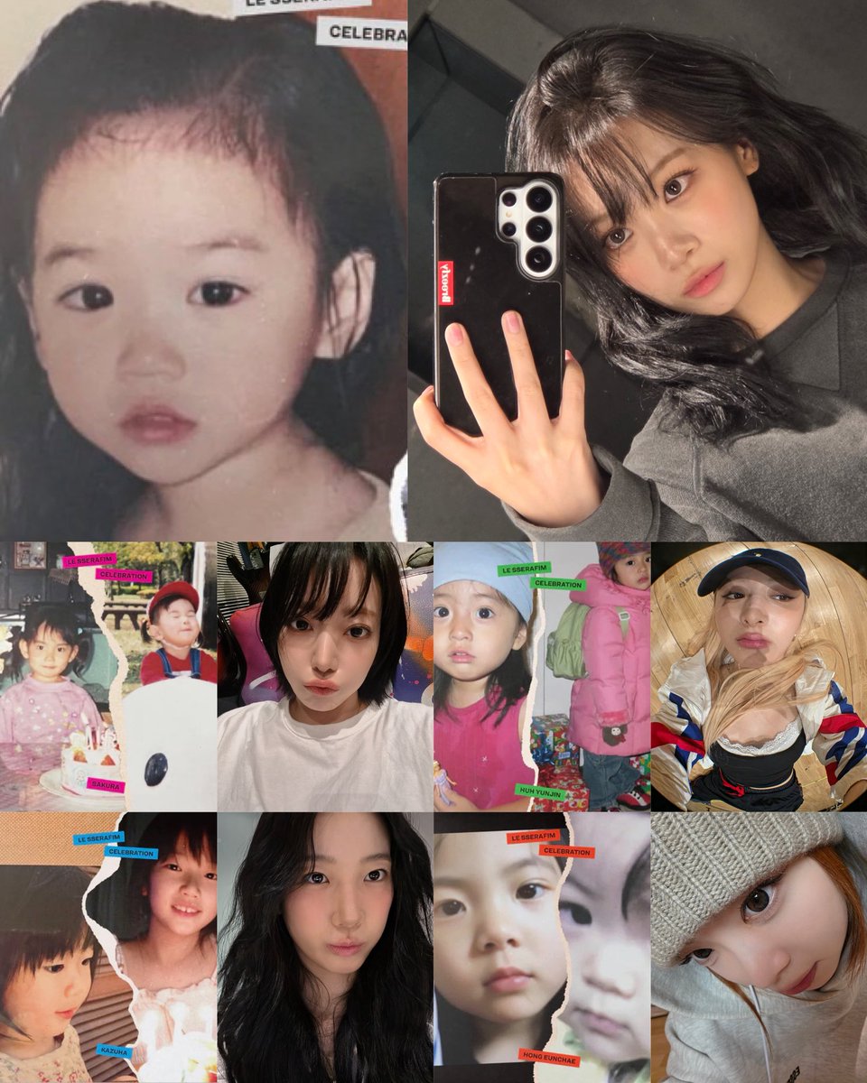 sserapics's tweet photo. Before                              Now

#LE_SSERAFIM #르세라핌 https://t.co/38g7zFsgk4