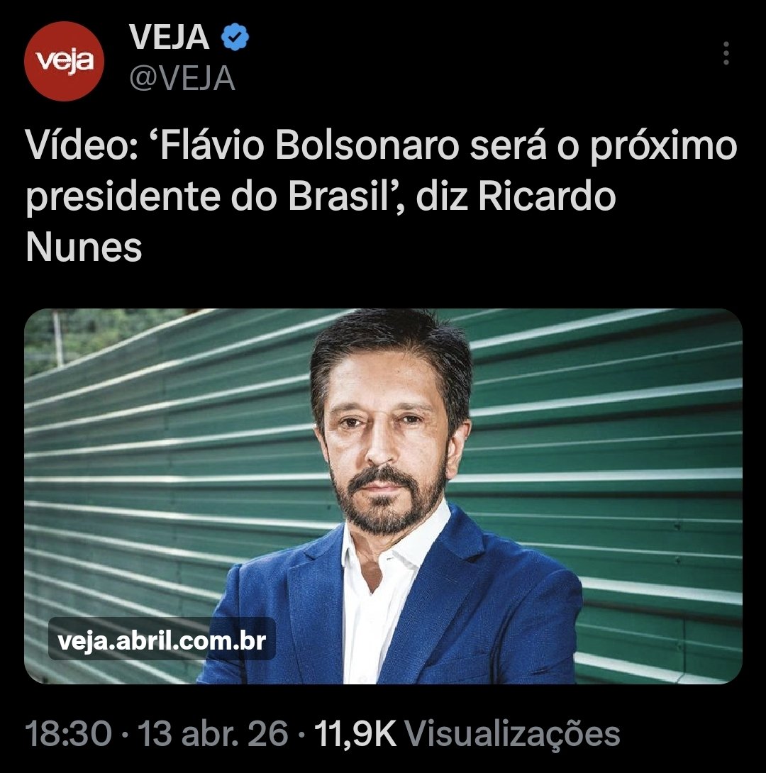 Obrigado, Ricardo Nunes.
Tá mil vezes mais decente e apoiador do Flávio Bolsonaro só que nego aí dididididididiDidireita da uniãummmmm.
