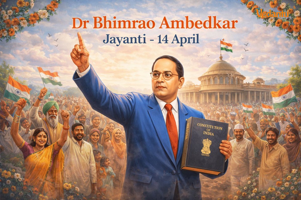 TSivasankararao's tweet photo. Respected citizens, brothers and sisters,

On the eve of the birth anniversary of B. R. Ambedkar, we bow in deep respect to a visionary who transformed the destiny of India.

Dr. Ambedkar was not merely the architect of the Constitution of India—he was the voice of the voiceless, the champion of equality, and the torchbearer of justice. His life is a living testament to the power of education, courage, and relentless struggle against injustice.
He reminded us that:

 “Cultivation of mind should be the ultimate aim of human existence.”

In today’s world, his message is more relevant than ever.
When divisions threaten unity, Ambedkar’s ideals of liberty, equality, and fraternity guide us back to the path of harmony.

Let us remember—rights are not gifts; they are responsibilities.
The Constitution gives us freedom, but it also expects us to uphold its spirit with discipline and integrity.

On this sacred occasion, let us take a pledge:
To fight discrimination in every form
To promote education and awareness
To stand for justice, even when it is difficult
To practice constitutional morality in our daily lives
Dr. Ambedkar once warned:
 “We must make our political democracy a social democracy.”
That is our unfinished mission.

Let this Ambedkar Jayanti not be just a celebration, but a commitment—
a commitment to build an India where dignity, equality, and justice are not ideals, but realities.
Jai Bhim. Jai Hind. 🇮🇳
