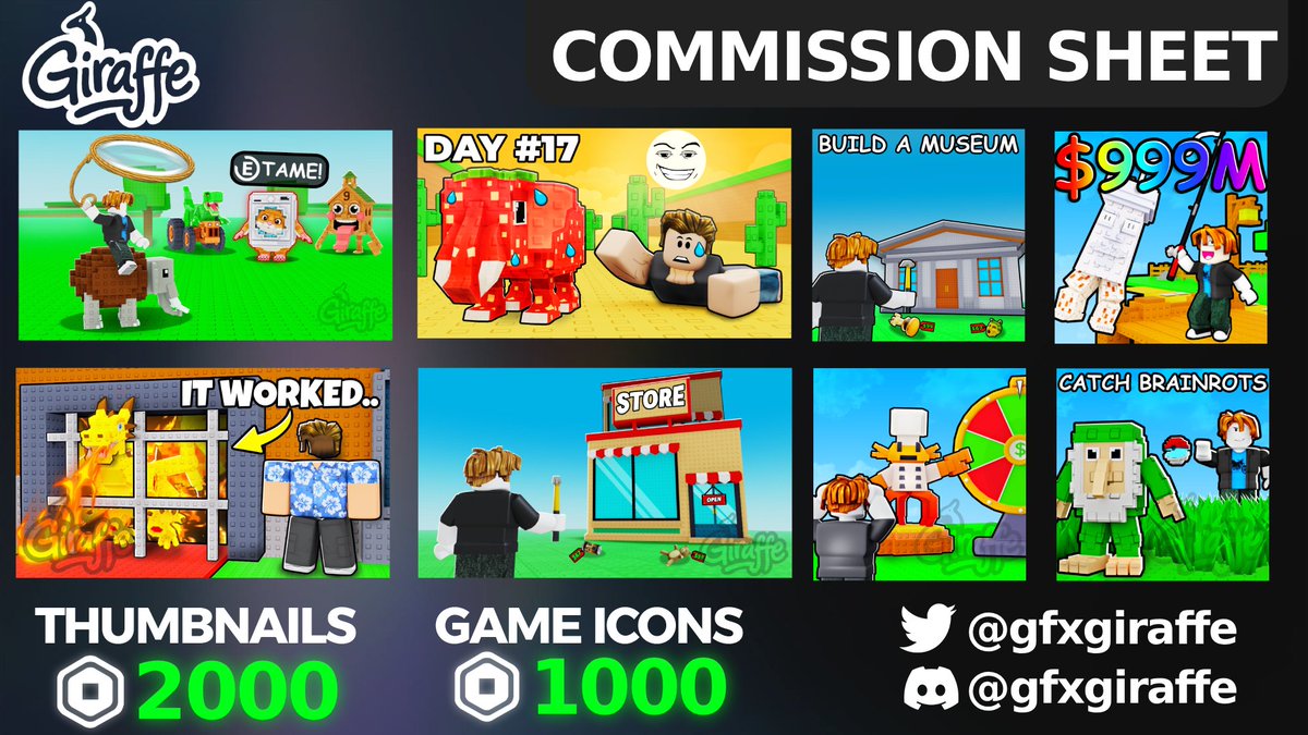 GfxGiraffe | COMMISIONS ON SALE tweet media