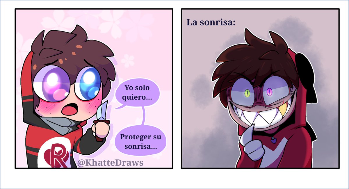 KhatteDraws's tweet photo. . • ° * ♡ Que linda sonrisa 😁✨️
#KhatteAU ❤️💜❌️ https://t.co/yHDBiayJJ8