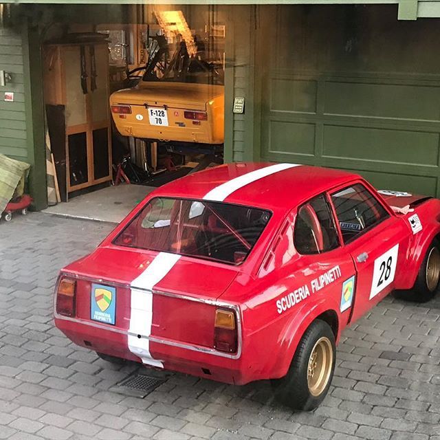 Retromania4ever's tweet image. ✅⬜🟥 1973 #Fiat 128 Sport Coupé 1.3L inline-four engine.