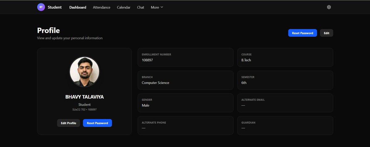 BhavyTalaviya04's tweet image. 🚀Building CodingGita Profile Dashboard in React
👨‍💻Student-centric UI with clean dark theme
📊Academic details • Contact info • Social links
🎯 Focused on modern UI/UX + responsive design
💡 Tech: React.js | Tailwind | API Integration
#ReactJS #WebDevelopment #ReactDeveloper