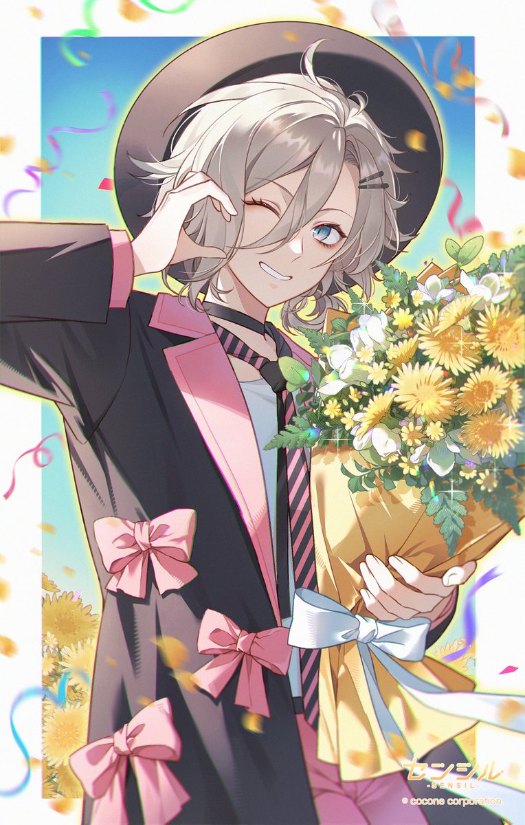 ✨🎂Happy Birthday 鋼🎂✨

「お前ら、祝ってくれたんだろ？
ちゃんと分かってるって。ありがとな。

……ま、これからも付き合えよ。」

#センシル   #鋼・カヴァリーニ