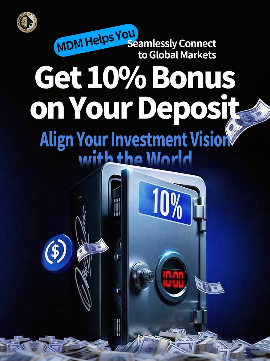 mmarketsglobal's tweet image. Your capital deserves more.
Start with 10% extra and let every move count.

#mdm #midasmarkets #mdmglobal