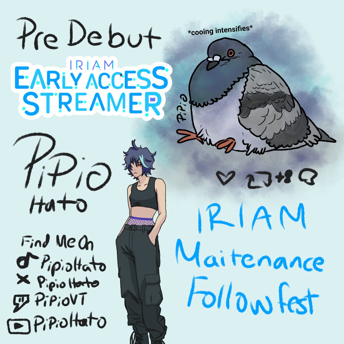 Pipio🪶🎱 【IRIAM Pre-Debut】 tweet media