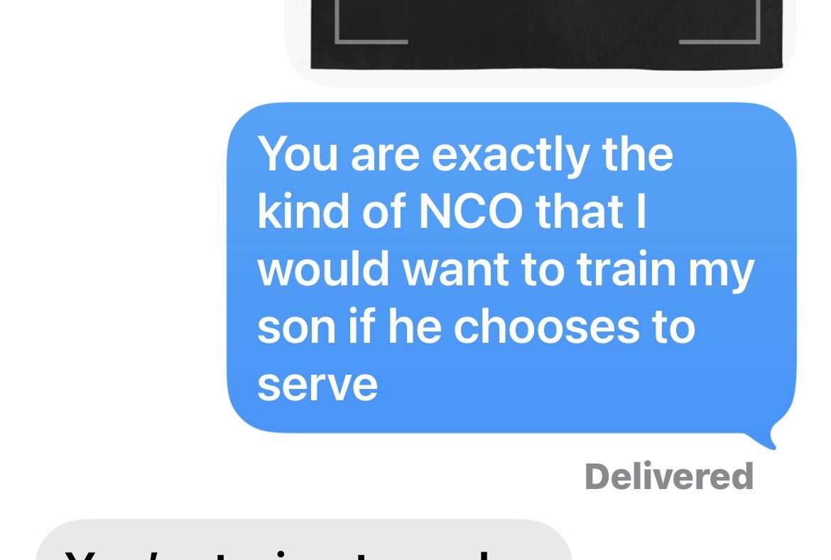 Wilson99R's tweet photo. @EODHappyCaptain @TheBuddyCSM Not an ncoer , but how was this message to a former SFC going for his 1sg board https://t.co/QvflyQLYd8