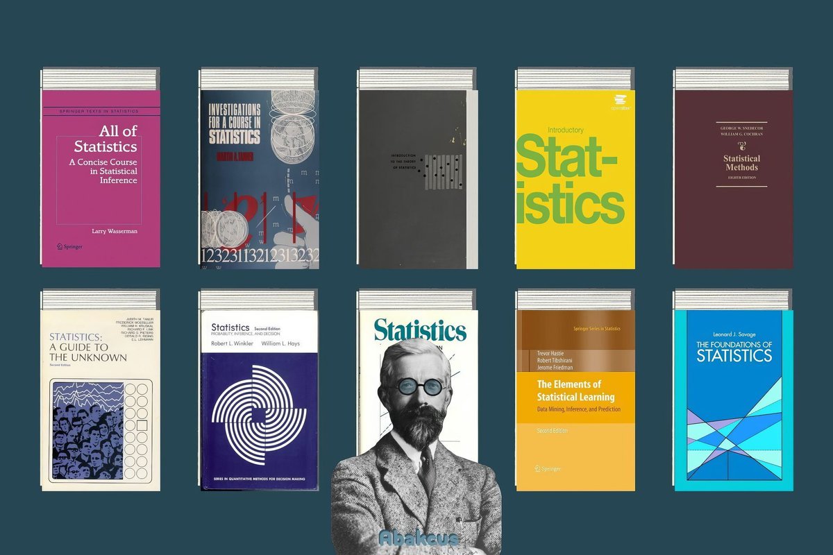 gp_pulipaka's tweet image. Top #Statistics Books for #DataScience to Read! #BigData #Analytics #DataScience #AI #MachineLearning #IoT #IIoT #Python #RStats #TensorFlow #JavaScript #ReactJS #CloudComputing #Serverless #Linux #Books #Programming #Coding #100DaysofCode  
geni.us/Best-Stat-Books