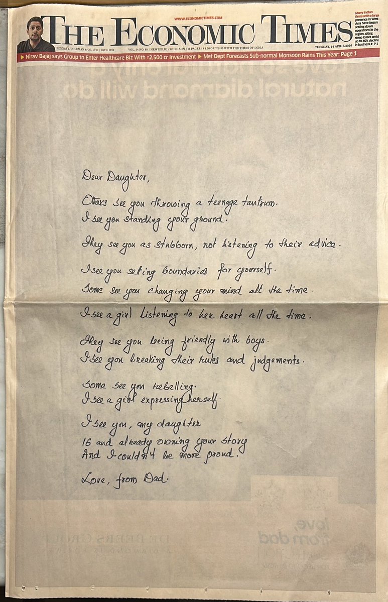 nikhildubei's tweet image. पहले प्रेमी प्रेमिका ये पति पत्नी टारगेट बायर थे 
अब सेल्स।मार्केटिंग।ब्रांडिंग का नया टारगेट बायर है 
“बाप और बेटी” #जयबाज़ार #GENz #GENalpha