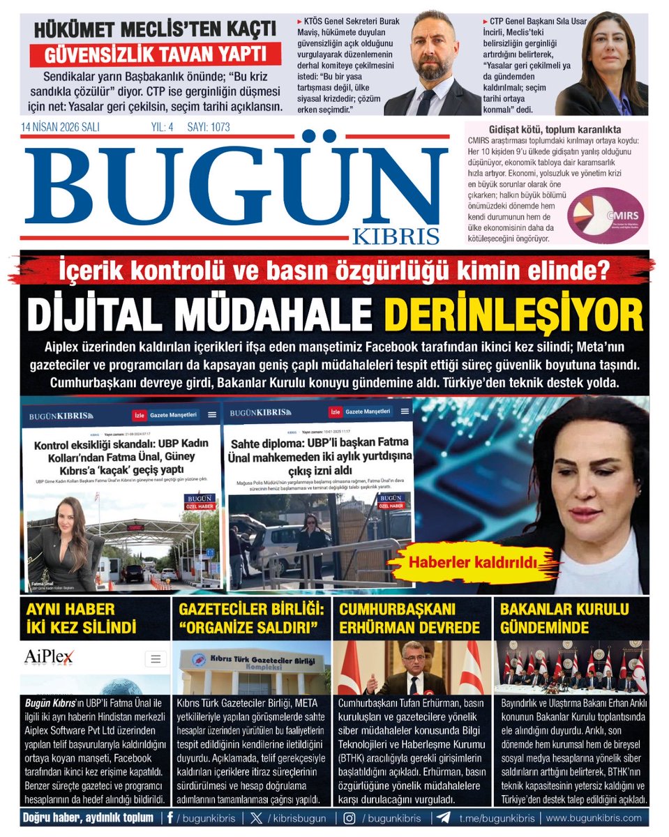Bugün Kıbrıs tweet media