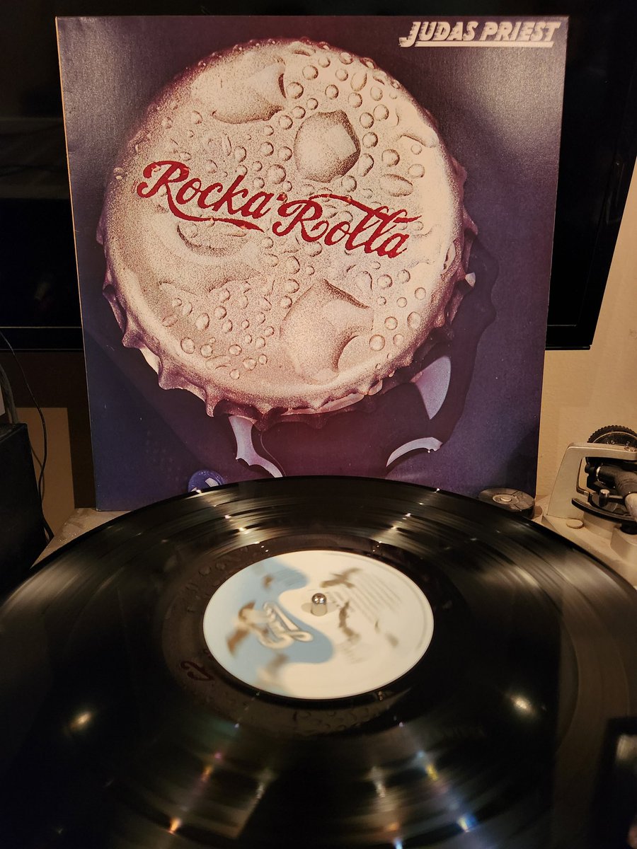 SpinVinyl1's tweet image. It all started in 1974 with Rocka Rolla. Judas Priest has such an amazing discography and were instrumental in developing metal music. What a legacy! Japanese press on Gull Records.
#JudasPriest #RockaRolla #vinylrecords