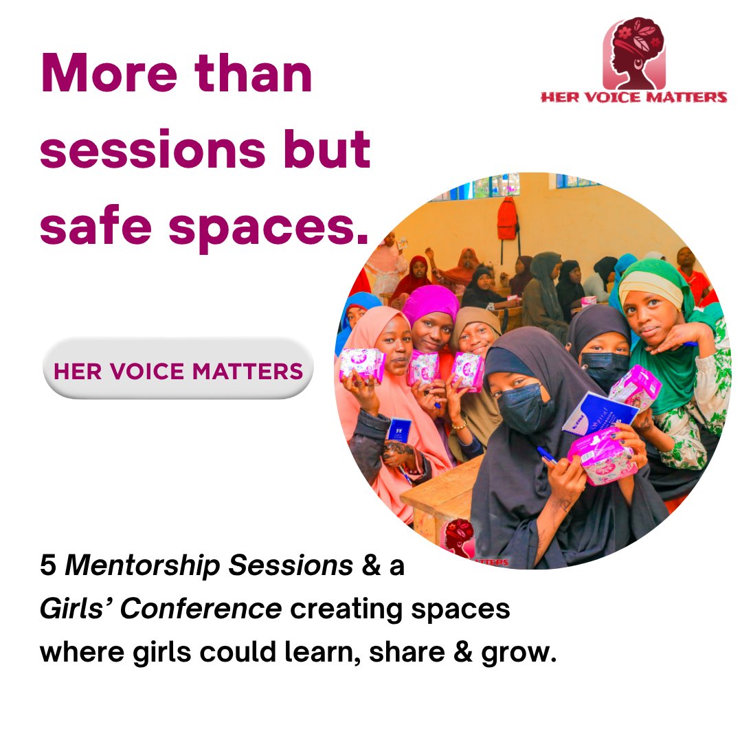 HVMKenya's tweet photo. Last year, we ran a mentorship program in Kibra, Huruma &amp; Mathare, reaching 316 girls on confidence, wellbeing &amp;SRHR.
We created safe spaces for girls to speak &amp; grow. Over the next weeks, we’ll share on this impact.
More girls still need this. Partner with us!

#HerVoiceMatters https://t.co/bN11G52UK9