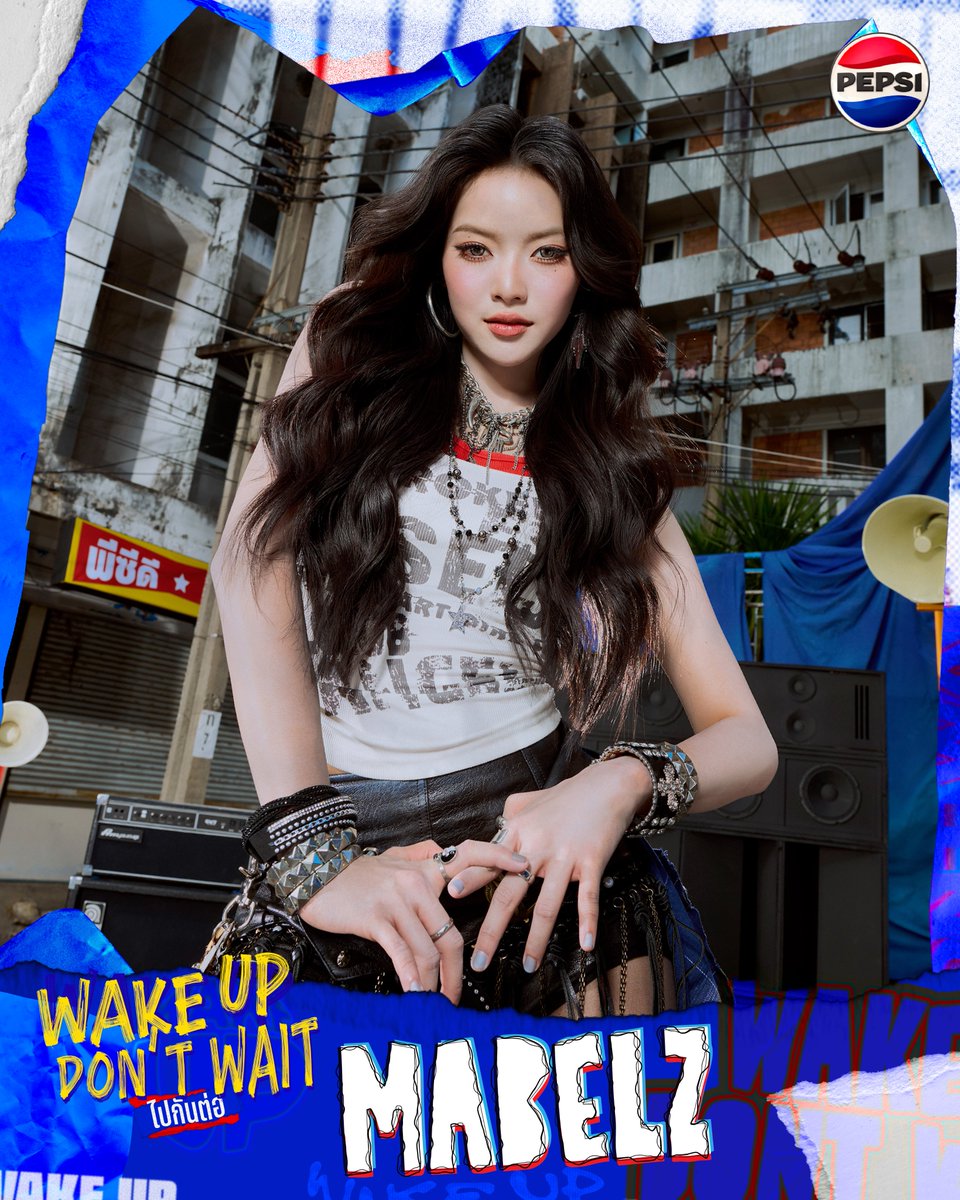 PepsiThailand's tweet image. KEY VISUAL | MABELZ🧚🏻‍♀️
PEPSI presents Special Single 🔥😎
WAKE UP, DON’T WAIT! (ไปกันต่อ)

🎬 OFFICIAL MV
🗓 17 APR 2026 | 7 PM (ICT)

#PEPSIWAKEUPDONTWAIT_KV
#PEPSIxอ๊ะเบลอองจั๋ง
#PEPSISUMMERENCORE
#เป๊ปซี่ซัมเมอร์นี้ซ่าไม่จบ
#Mabelz_PiXXiE
