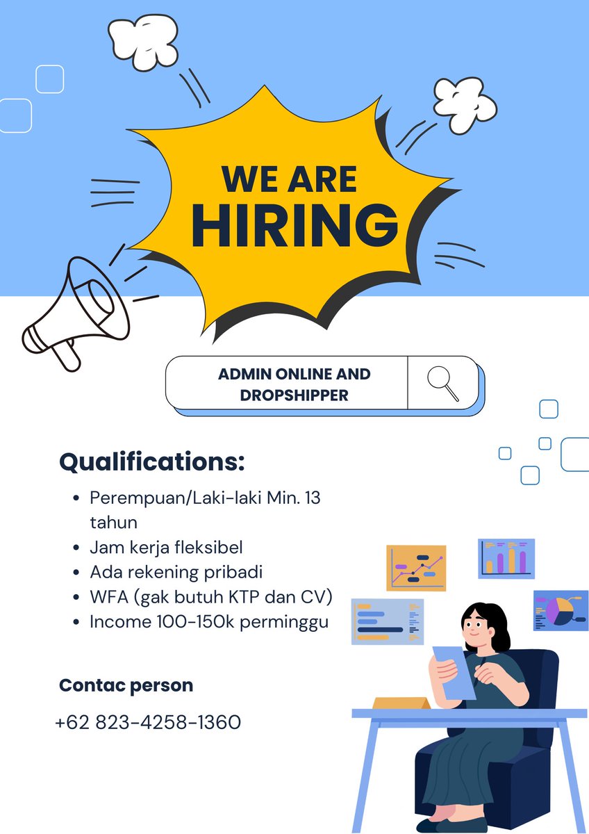 Bunga | Open Recruitmen WFH/WFO tweet media