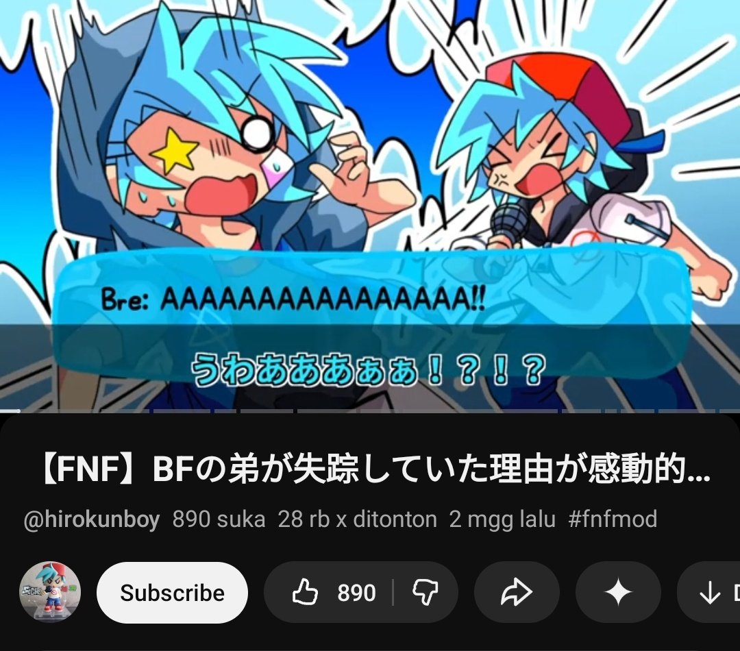 shaxchanx's tweet image. I found this cute mod on youtube about bf's little brother, they even add older bro and big sis on it 
😭💙
I need more mod about bf's siblings that actually interacting with each other i think it's sweet