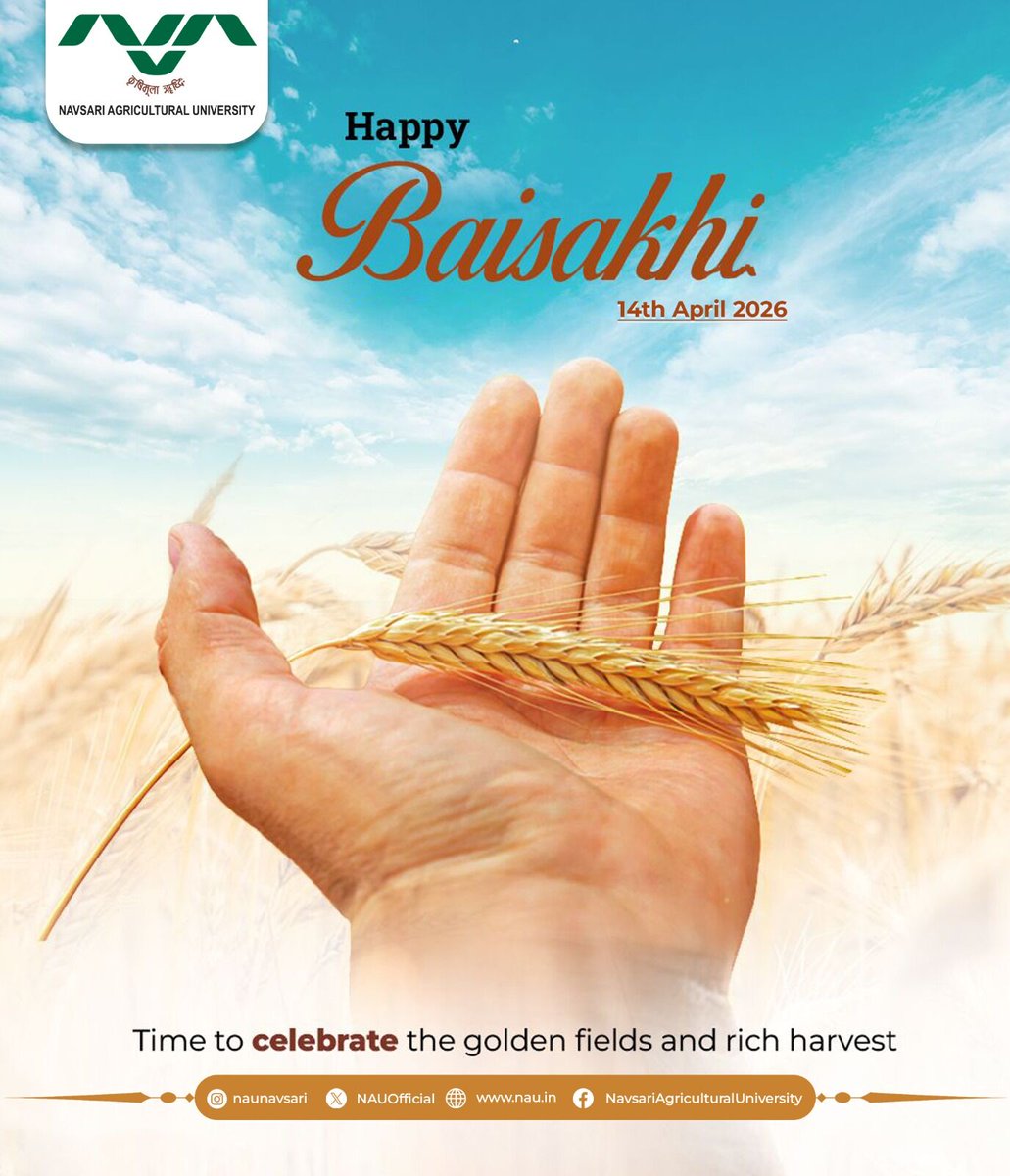 Celebrate the harvest, happiness, and new beginnings 🌾
Happy Baisakhi 2026!
#Baisakhi2026 #HappyBaisakhi #HarvestFestival #PunjabCulture #FestiveJoy