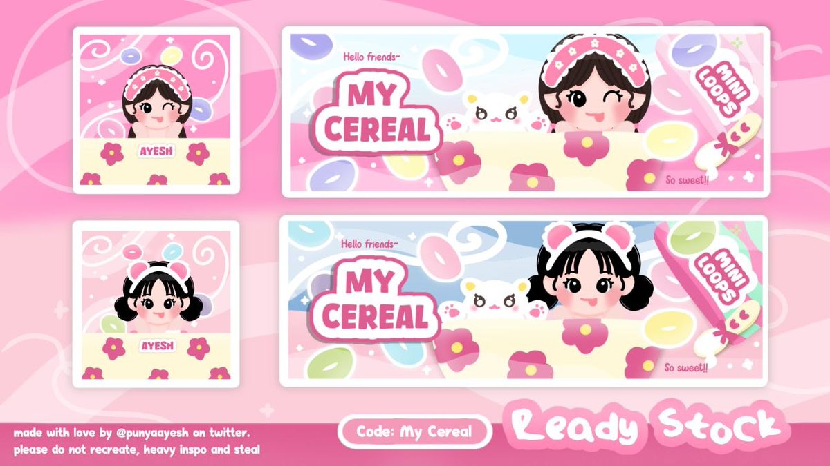 AYesh` layout chibi ready stock on 📌 tweet media