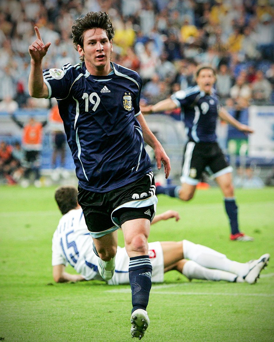 RoyNemer's tweet photo. June 16, 2006. Lionel Messi played his first World Cup match with Argentina vs. Serbia and Montenegro.

June 16, 2026. Lionel Messi and Argentina will play in their first match of the 2026 World Cup.

20 years. 🇦🇷 https://t.co/VZqZpribGe