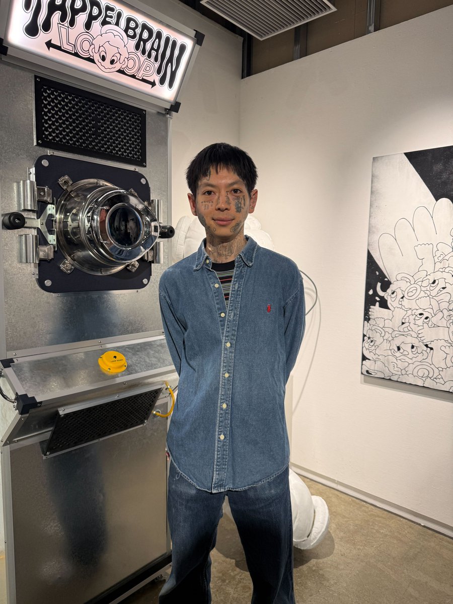 fashionjp's tweet photo. ＼\装苑エディターがお届け📢/／
#TAPPEI の個展「『TAPPEI WORLD』created with SAMPO」が開催中！

本店の見どころをご紹介🔻
https://t.co/4V0E7yzNCT

@tappeis https://t.co/lgOLVM8Gfs