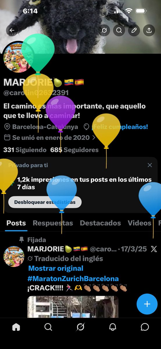 Y llegaron mis globitos 🥳🫶✌🏼🥹🎊🎂
