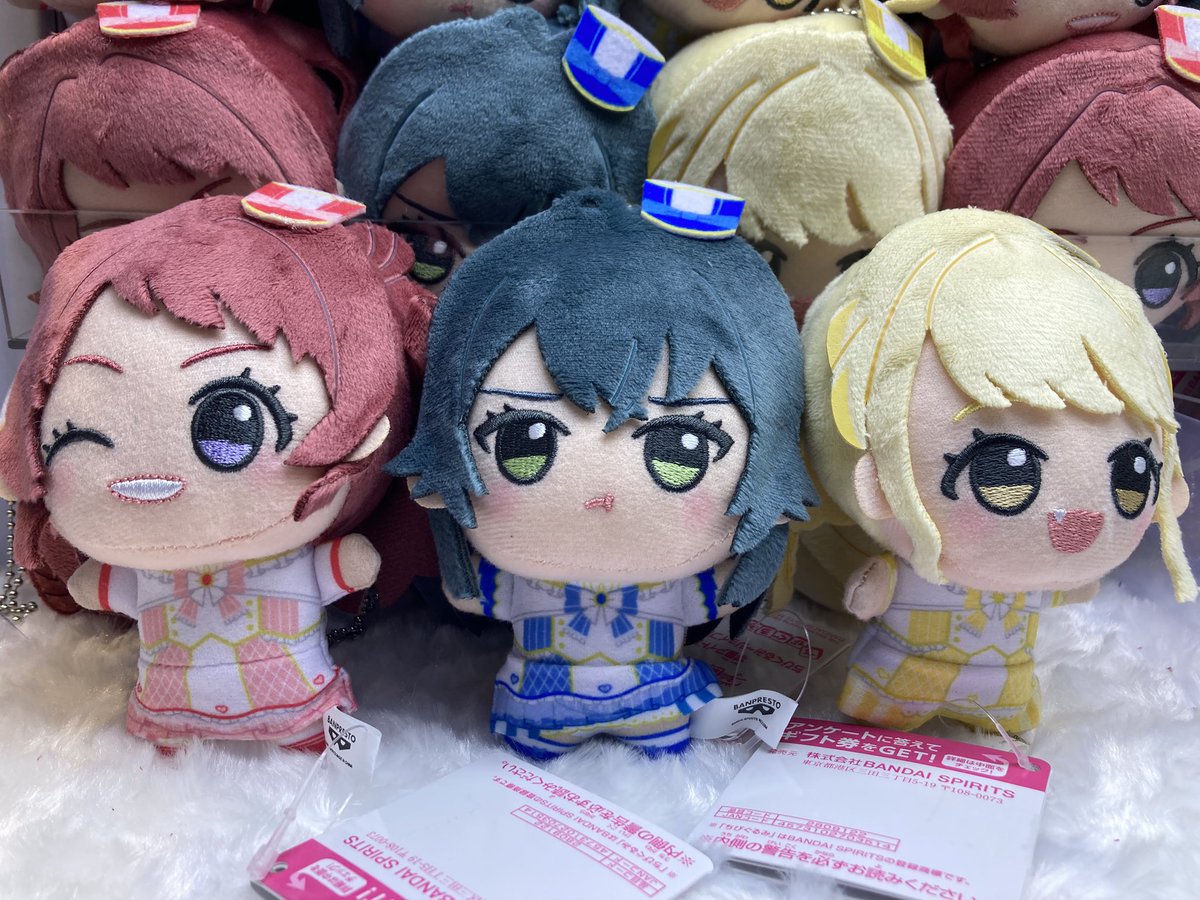 景品入荷情報】 ・学園アイドルマスターちびぐるみ〜ジョイフル