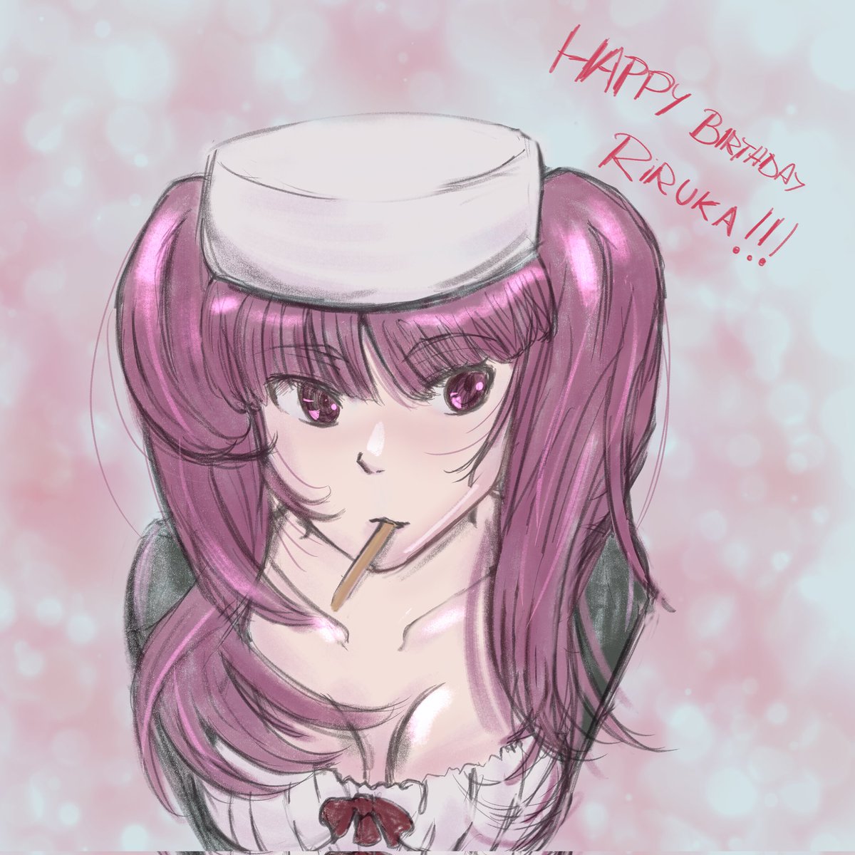 #毒ヶ峰リルカ誕生祭2026
#BLEACH
Quick drawing and Happy Birthday Riruka!