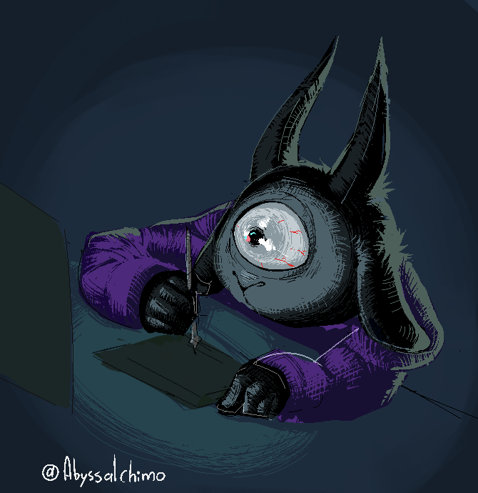 AbyssalChimo's tweet photo. i love how this lil nugget came out 👁️🐐 https://t.co/JgqphEYHXf