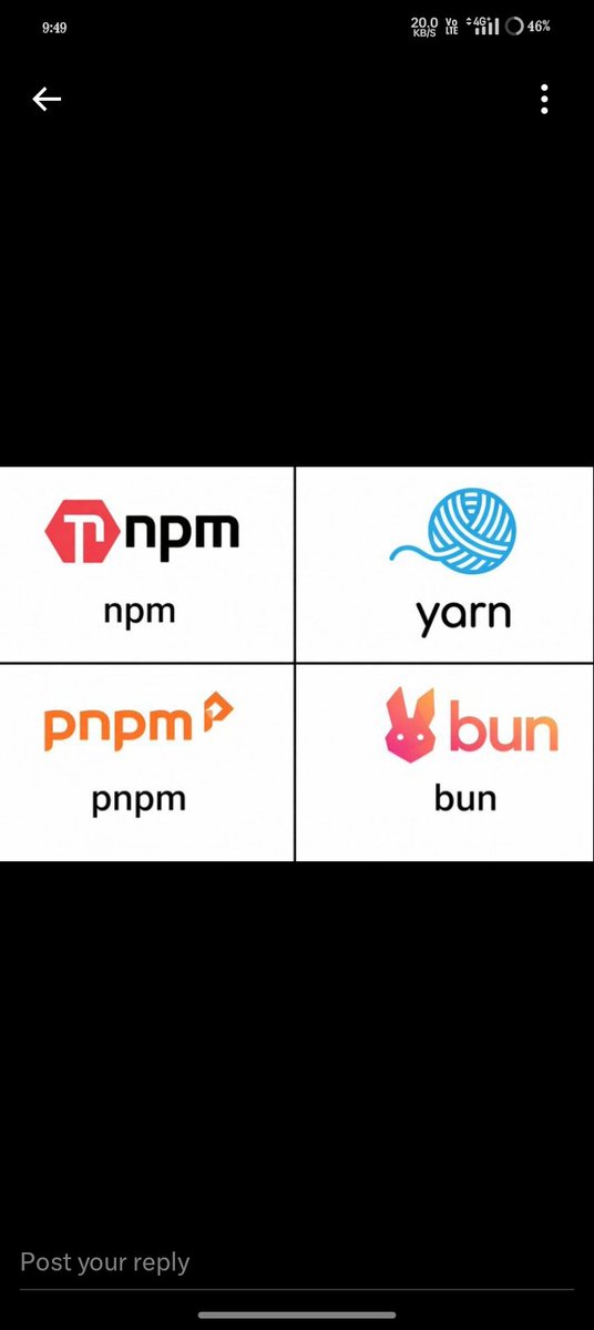 yashmp2004's tweet image. What's your preferred package manager?