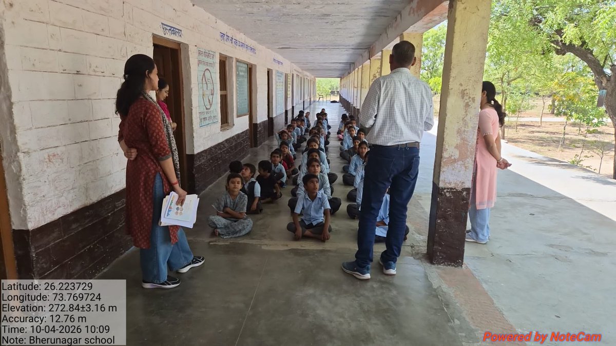 fssaiindia's tweet photo. The Rajasthan State Food Safety Dept conducted an awareness session for school students in Jodhpur. By empowering students with the Balanced Diet, Eat Right India, Safe Food, DART Book , the food safety team  is turning classrooms into the first line of defence for food safety . https://t.co/TTHnH6A0XG