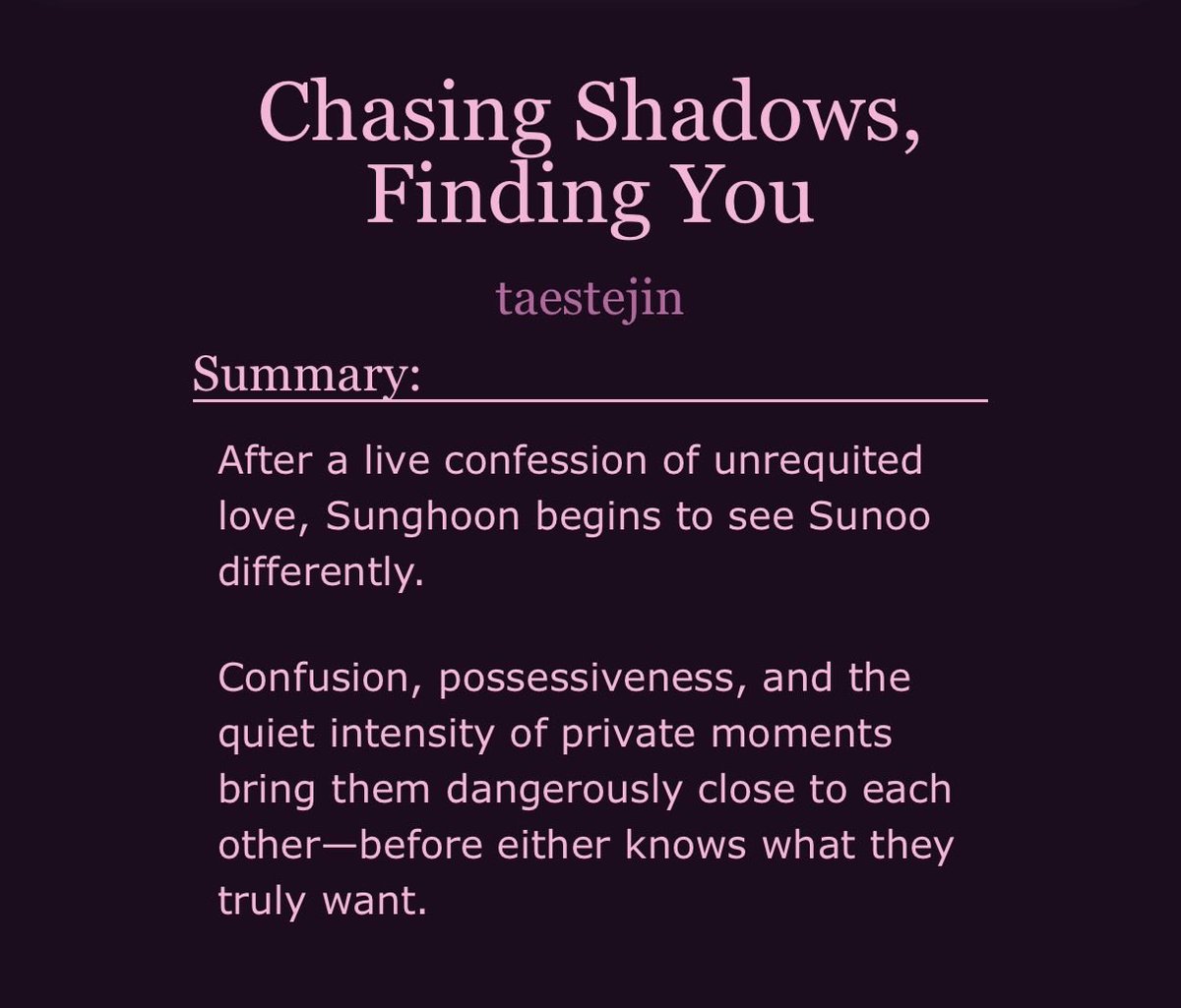 nooberrii's tweet image. tonight’s #literature 

archiveofourown.org/works/80302341