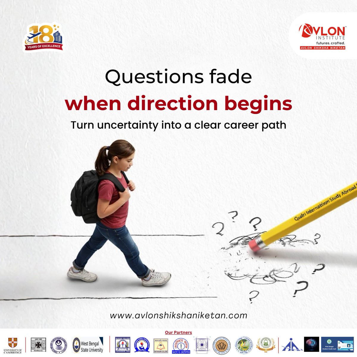AvlonInstitute's tweet image. Too many questions in your mind?
Maybe all you need is the right path. 

🎓 Admissions Open | 2026–27 Session
📞 Call: +91 95649 40800 / 95649 40700
🔗 Apply now: zurl.co/EdWTR 

#FindYourPath #CareerClarity #FutureFocus #StudentLife #CareerGuidance #AvlonInstitute