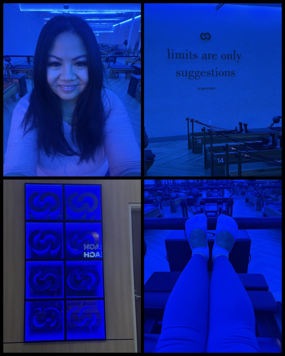 RoseEnriquez's tweet photo. Legs, Abs and glutes hurting and shaking. π€
Happy Monday, itβs a Pilates kinda night ππ»ββοΈ #Reform #CoreisLife https://t.co/OqX63AqUiH