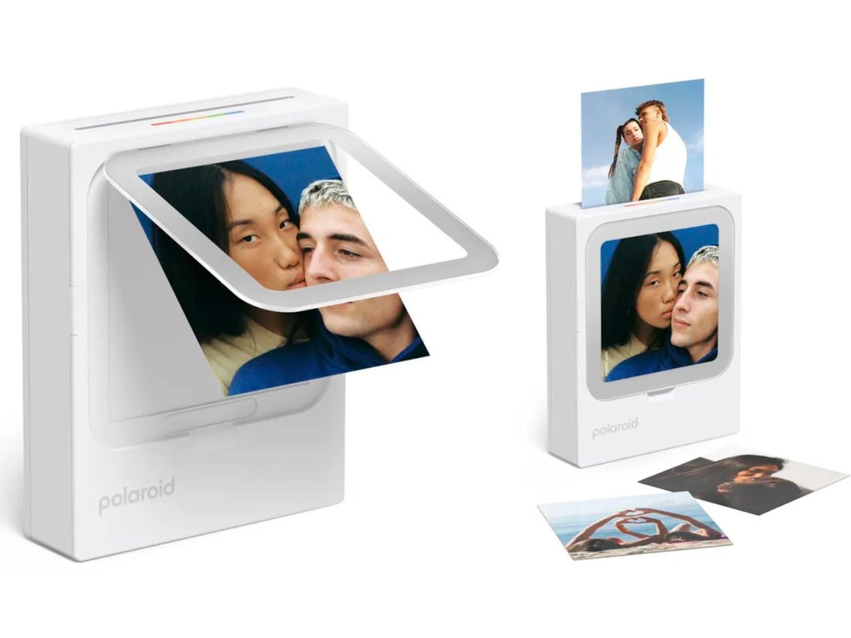 stufflistings's tweet photo. Polaroid made a digital photo frame that also doubles as a photo printer.

Keep it on your desk or print the photos via the companion app. The prints are peel-and-stick style.

The Polaroid Hi-Print 3x3 Photo Printer... https://t.co/ZqR2aFTDkt