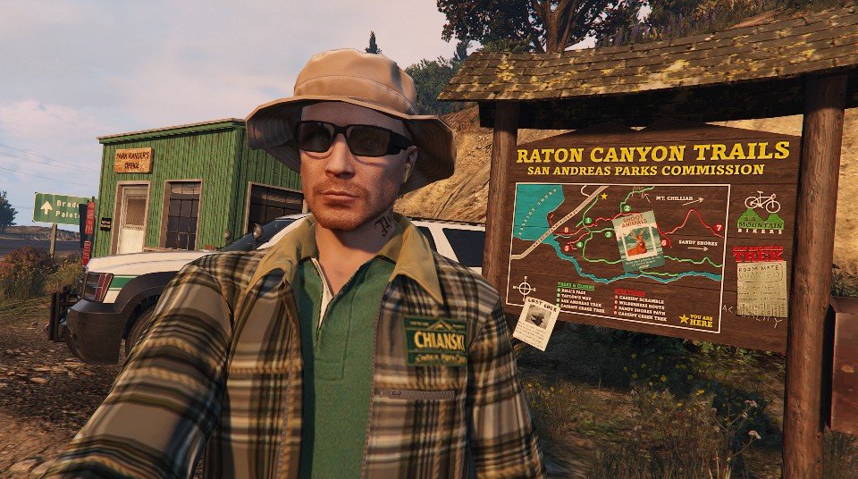 Not going to lie, it was pretty fun just walking the canyon trail in GTA 5.