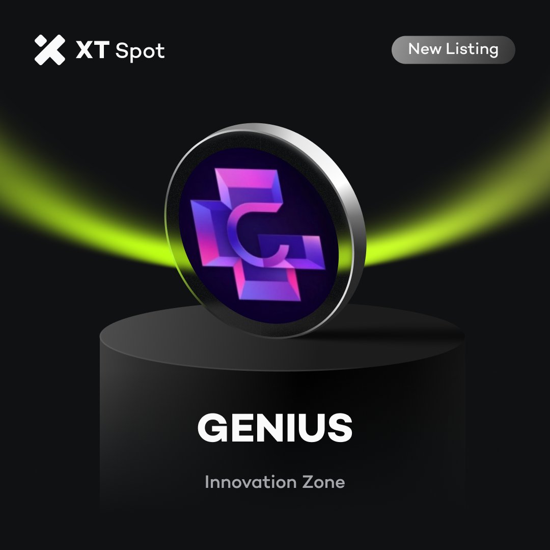 XTexchange's tweet image. 🚀 New Listing: $GENIUS (GENIUS) @geniusterminal

✅ Deposit Time: 04:30 on April 14, 2026 (UTC)
✅ Trading Time: 04:30 on April 14, 2026 (UTC)
✅ Withdrawal Time: 04:30 on April 15, 2026 (UTC)

Trade NOW ⤵️
xt.com/en/trade/geniu…

#XT #XTlisting