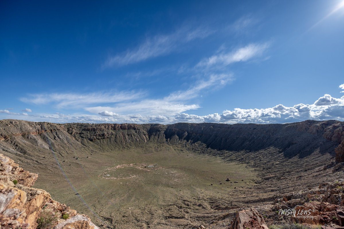 TwistyLensPhoto's tweet photo. Meteor crater today! @spann 
Crazy wind out here. Have a great evening Alabama, from Arizona! https://t.co/jdq6gzDxCy