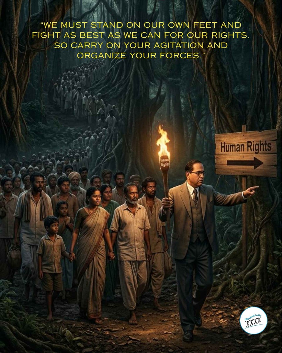 DignifiedIndia's tweet photo. Honoring the legacy of Babasaheb on his birth anniversary
a leader who gave millions the courage to rise and claim their rights.
#AmbedkarJayanti2026 #BabasahebAmbedkar #JusticeForAll #EqualityInDiversity #HumanDignity https://t.co/YASwNkQdHk