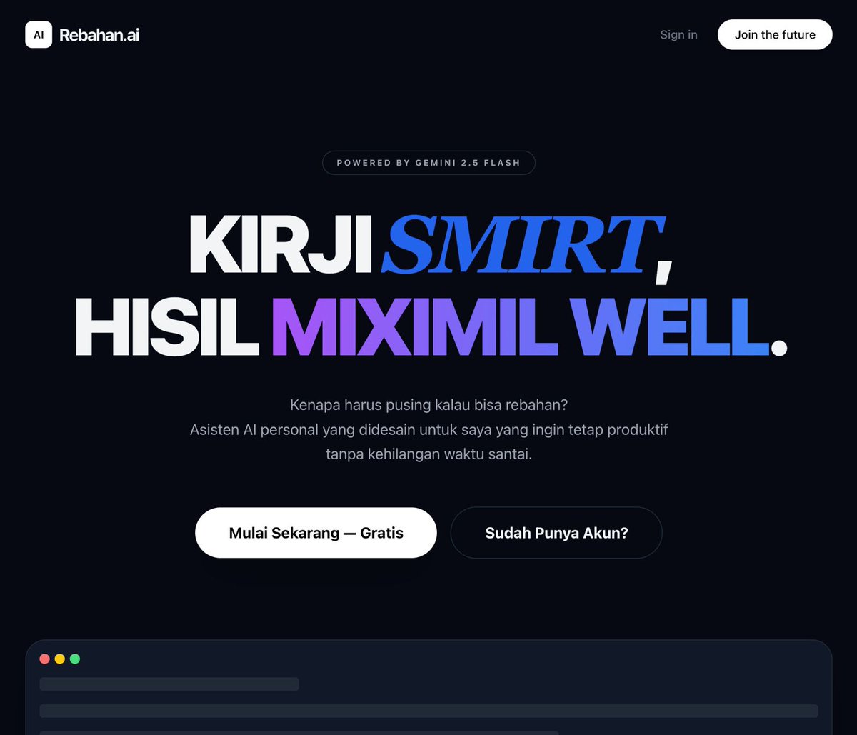 wasremoved_'s tweet photo. Asli Iseng build web rebahan ai buat asisten pribadi. Flow berpikirnya berlapis pake strategy pattern buat switch persona Dev atau Sosmed secara instan. Ada fitur hybrid search antara mode irit atau mode pintar yang live browsing info terbaru. https://t.co/R1Ojq9a0Vp