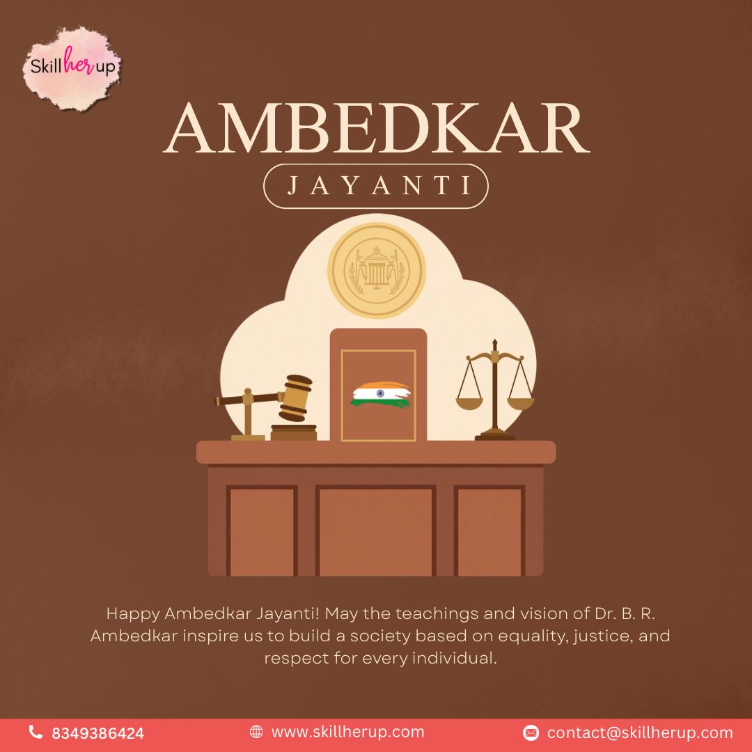 Skillher_up's tweet photo. A legacy built on courage, wisdom, and justice.

Let’s carry forward the vision of an equal society.

#AmbedkarJayanti #JusticeForAll #Respect https://t.co/blG8mBz9ng