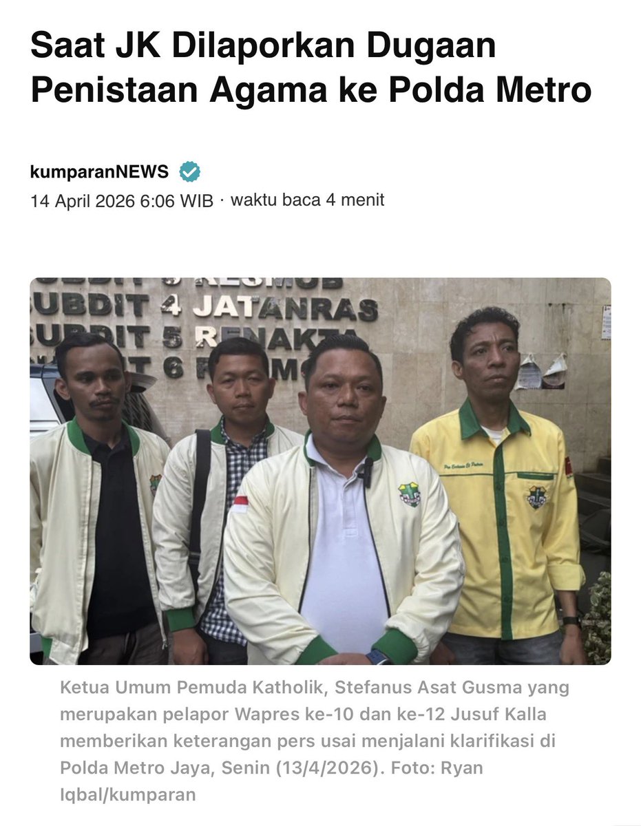 Komunitas Katolik Garis Lucu tweet media