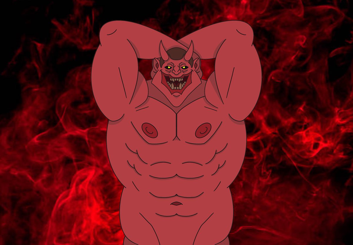Bluthesourpup's tweet photo. Got bored and decided to draw Satan from invincible 

#invincible #digitalart https://t.co/SxllimWmbO
