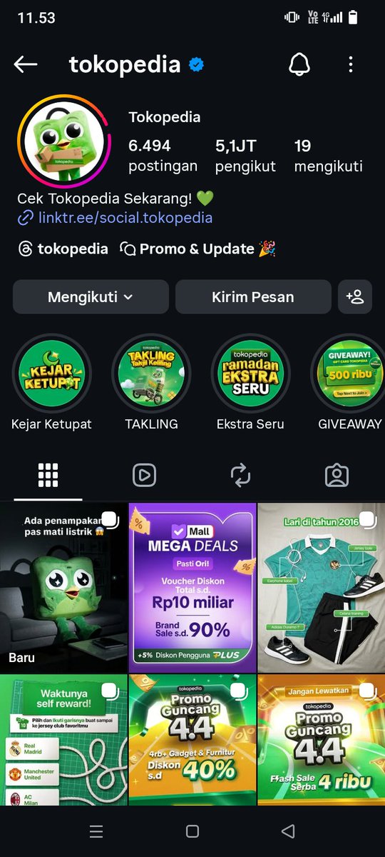 khad88238's tweet photo. @tokopedia Done min https://t.co/jqDg4MxNuf